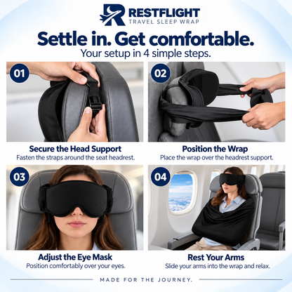 RESTFLIGHT™ First Class 3-in-1 Travel Sleep Set